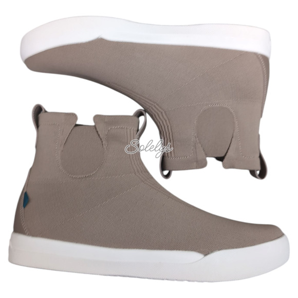 Vessi Weekend Chelsea Men 11 Waterproof Shiitake Brown Knit DymaTex Sneaker Boot - Picture 10 of 10